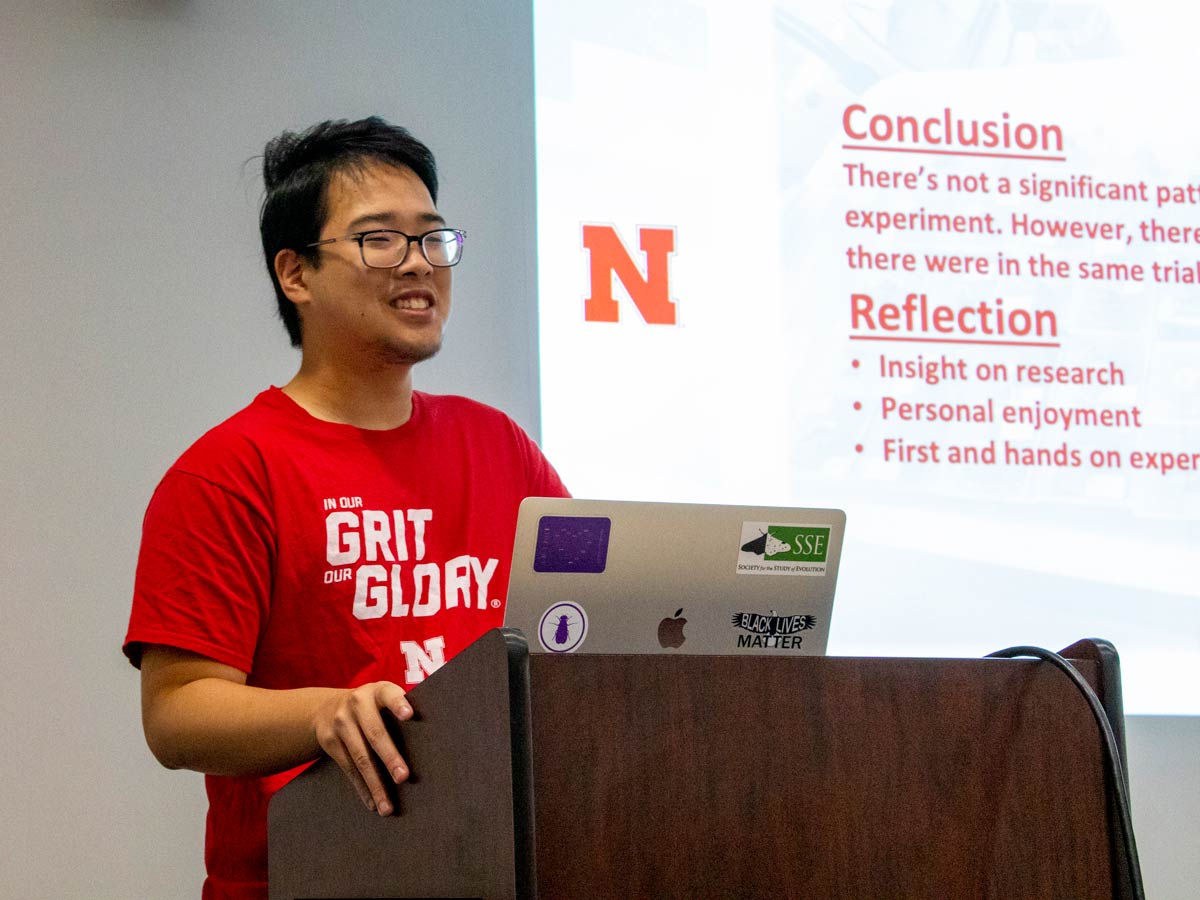 Student presents at TRIO Symposium for Summer Research Students